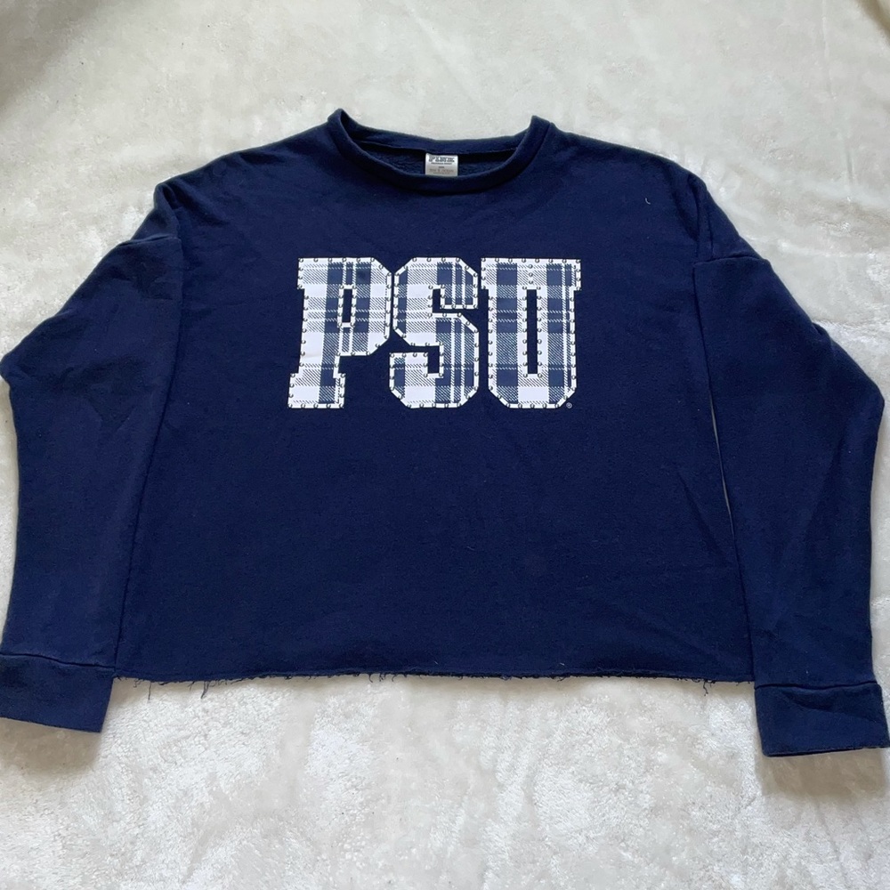 PINK Penn State Sweatshirt CropTop